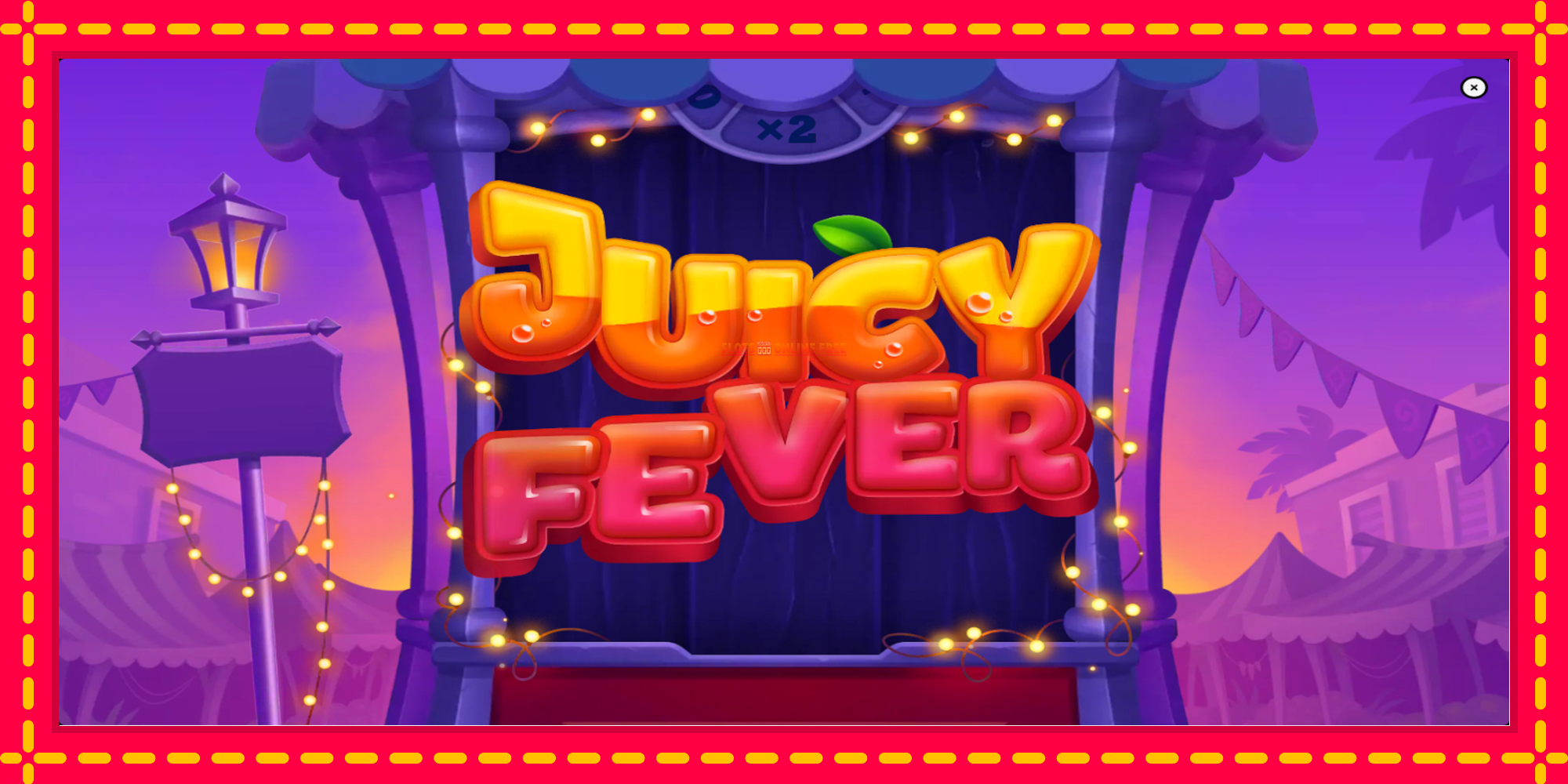 Juicy Fever - spēļu automāts ar modernu grafiku