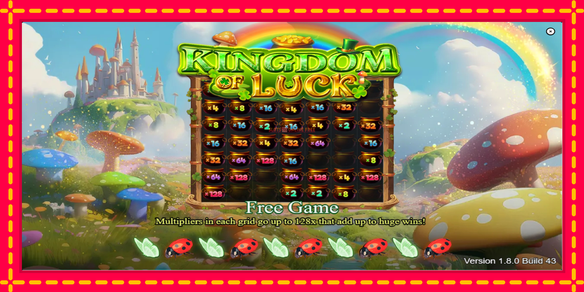 Kingdom of Luck - spēļu automāts ar modernu grafiku