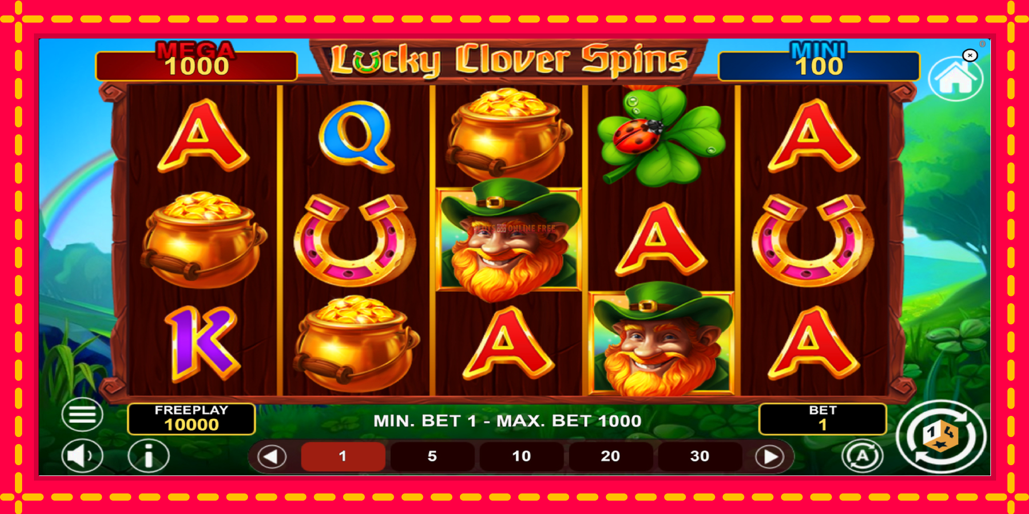 Lucky Clover Spins - spēļu automāts ar modernu grafiku