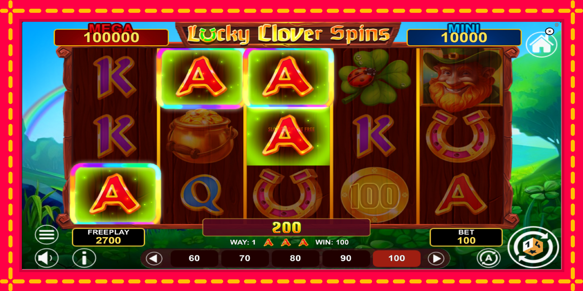 Lucky Clover Spins - spēļu automāts ar modernu grafiku