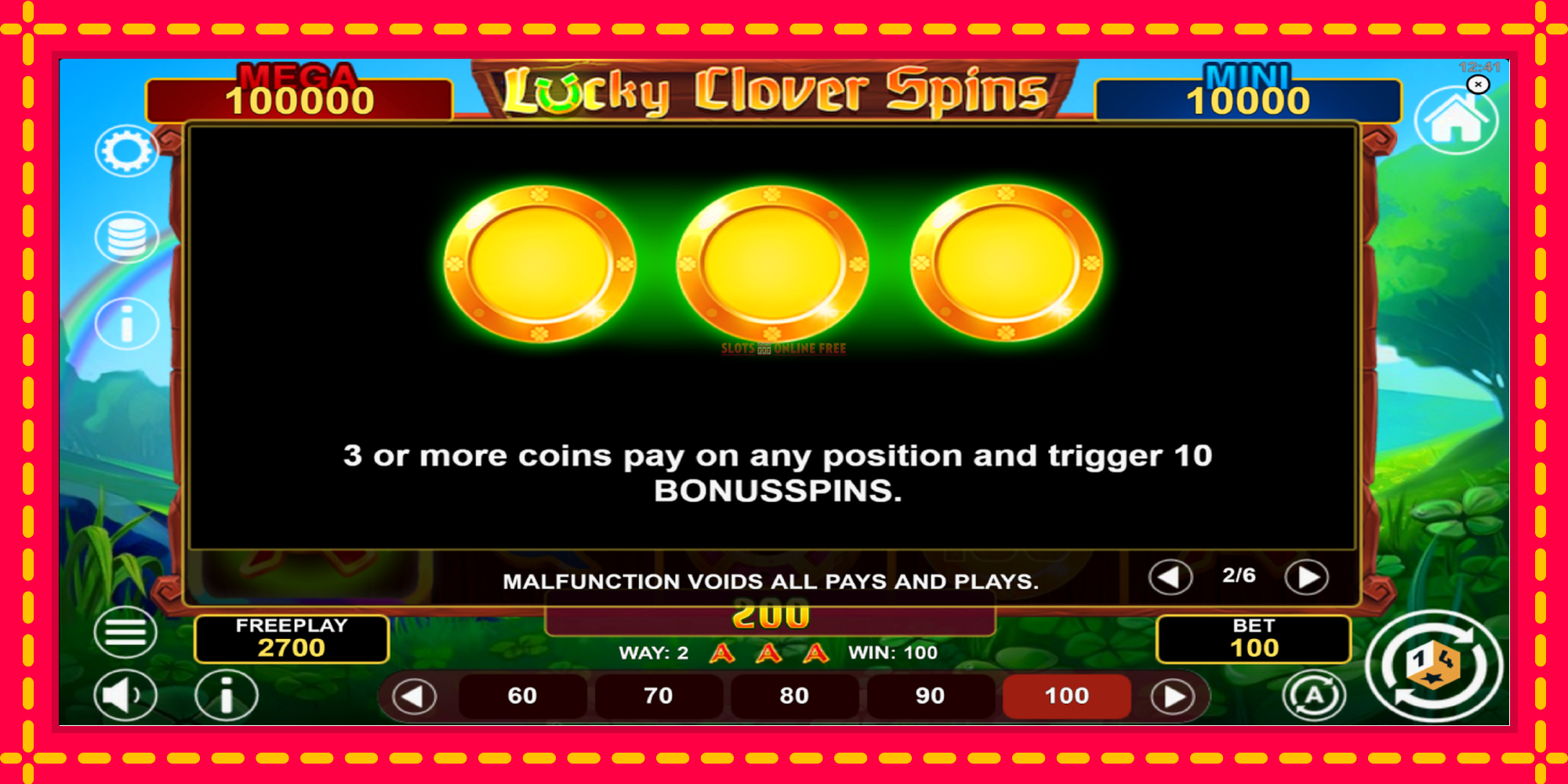 Lucky Clover Spins - spēļu automāts ar modernu grafiku