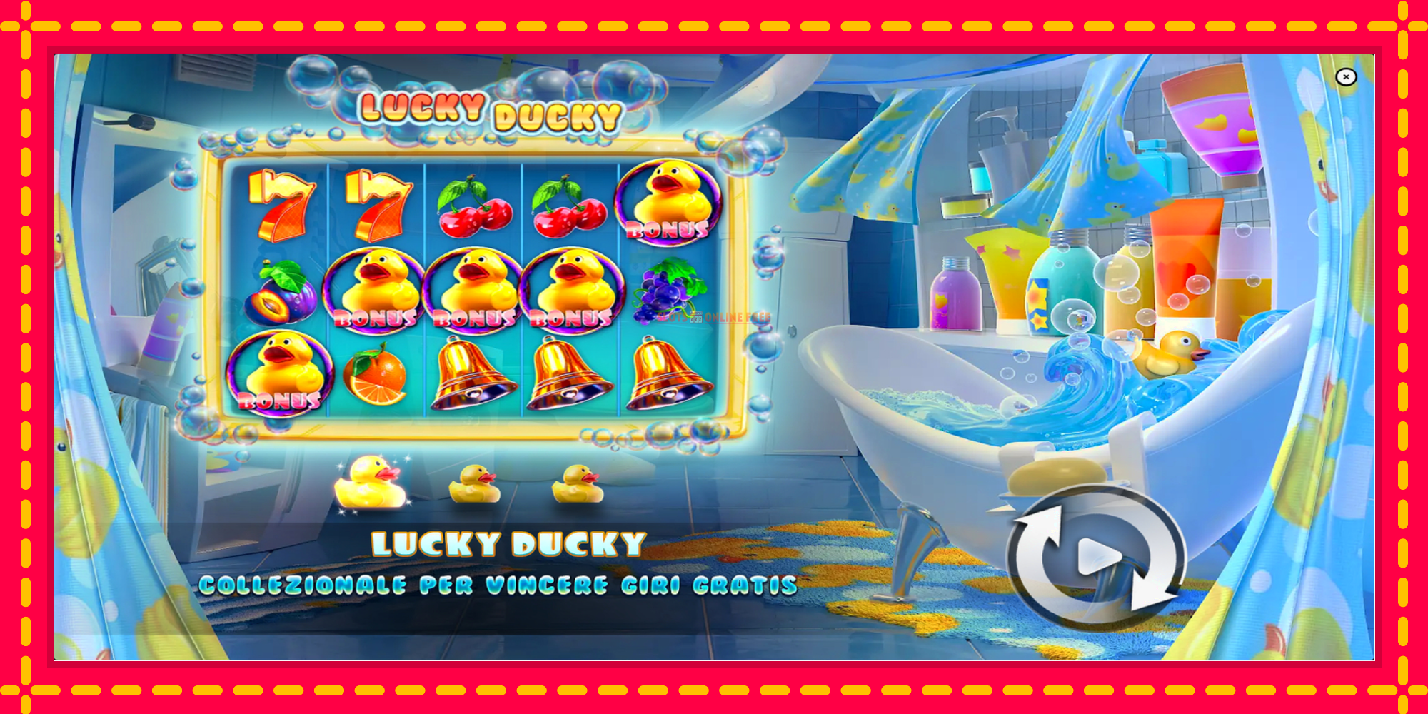 Lucky Ducky - spēļu automāts ar modernu grafiku