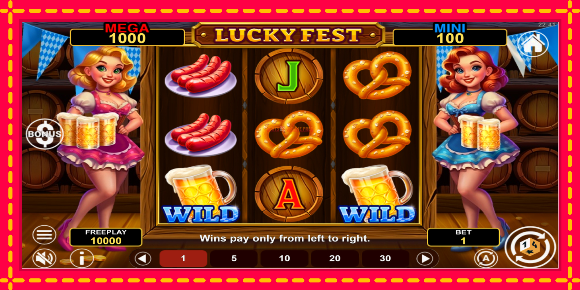 Lucky Fest Hold & Win - spēļu automāts ar modernu grafiku