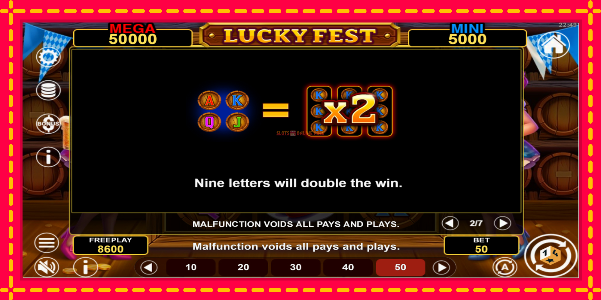 Lucky Fest Hold & Win - spēļu automāts ar modernu grafiku