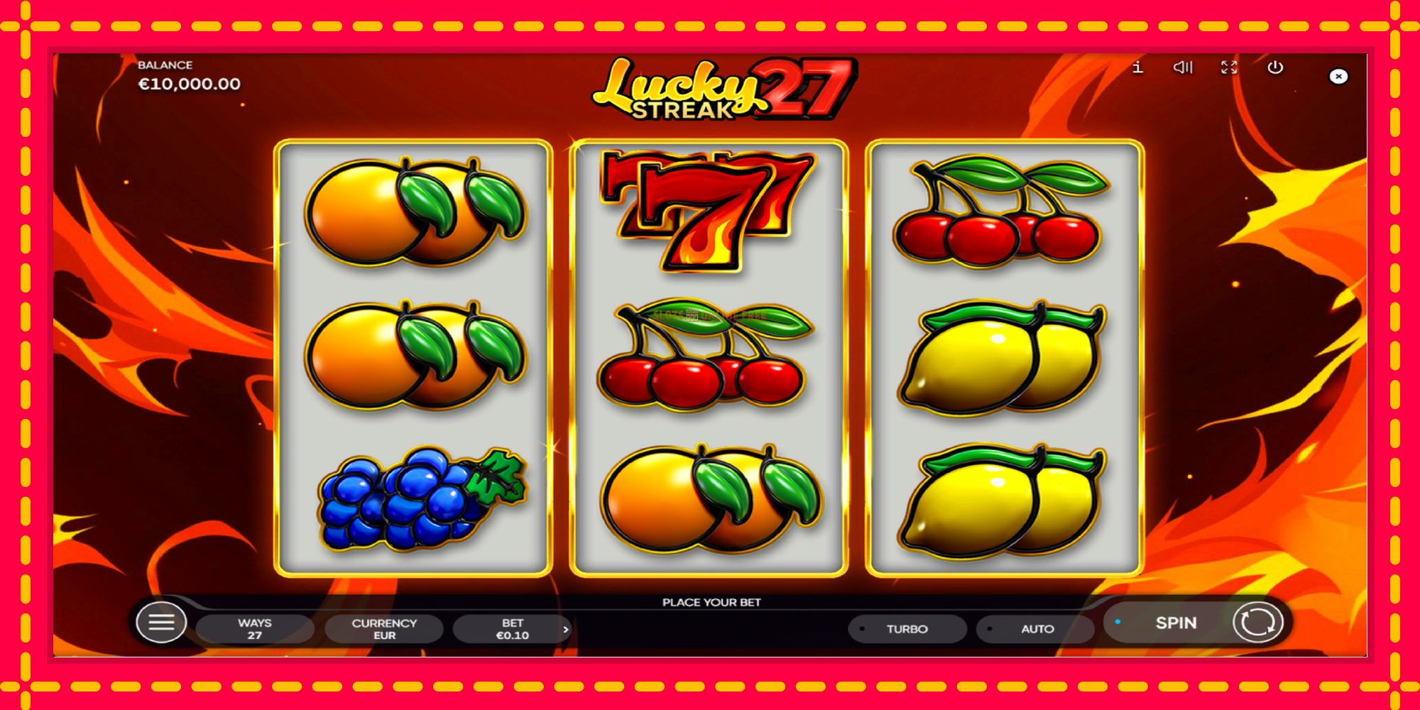 Lucky Streak 27 - spēļu automāts ar modernu grafiku