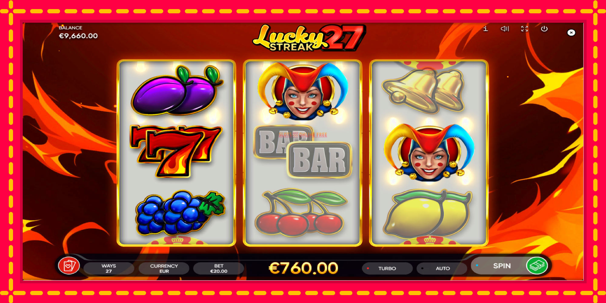 Lucky Streak 27 - spēļu automāts ar modernu grafiku