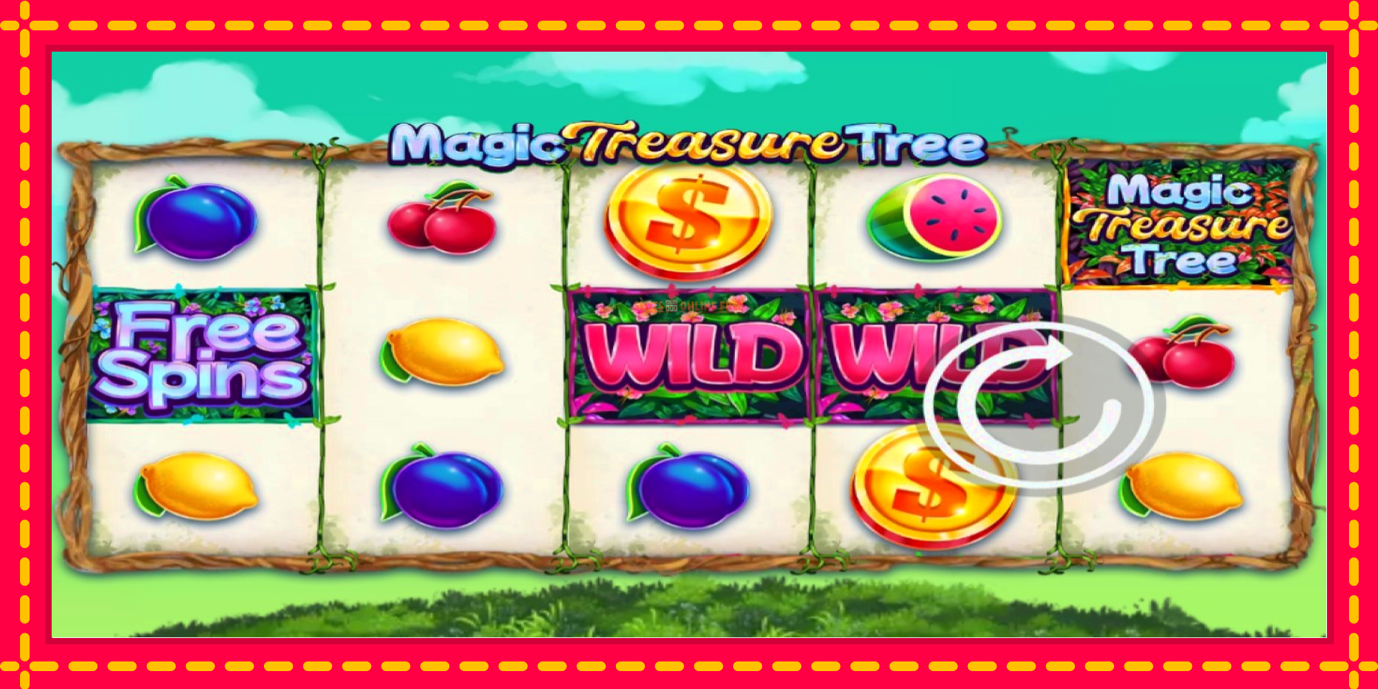 Magic Treasure Tree - spēļu automāts ar modernu grafiku