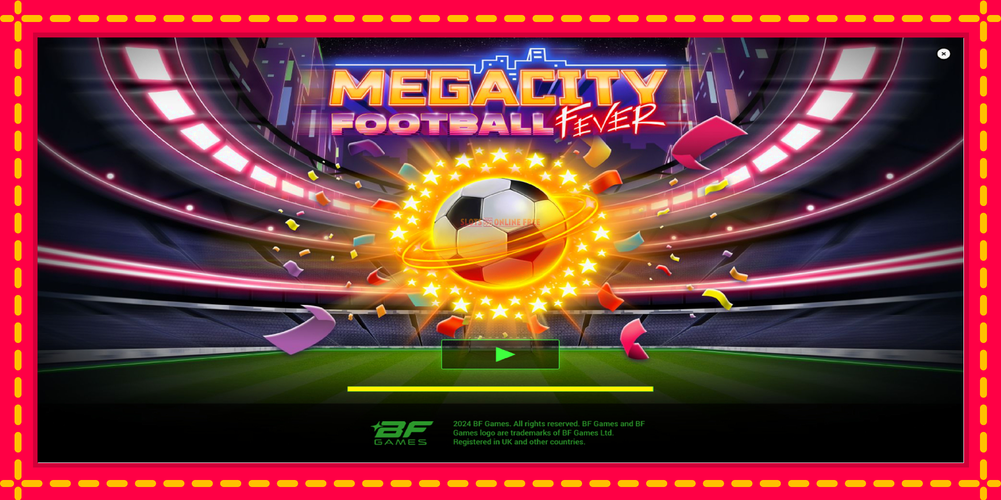 Megacity Football Fever - spēļu automāts ar modernu grafiku