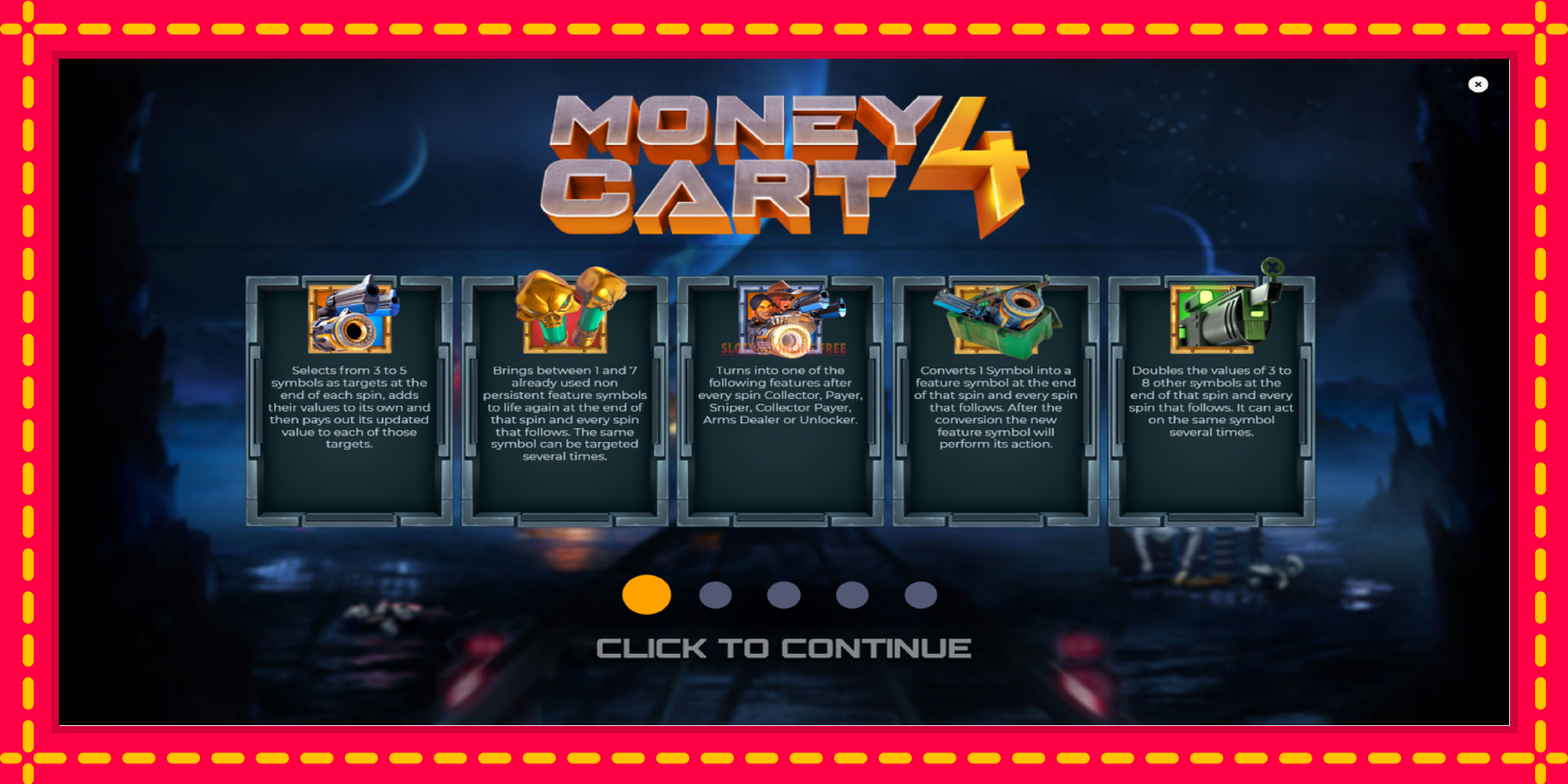 Money Cart 4 - spēļu automāts ar modernu grafiku