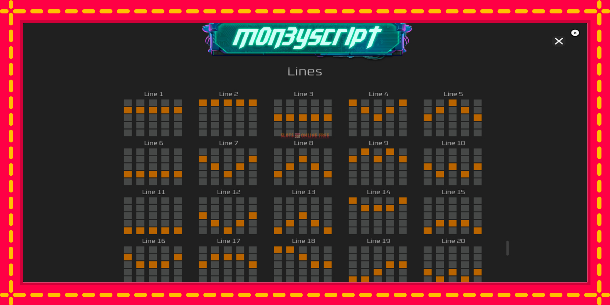 MoneyScript - spēļu automāts ar modernu grafiku