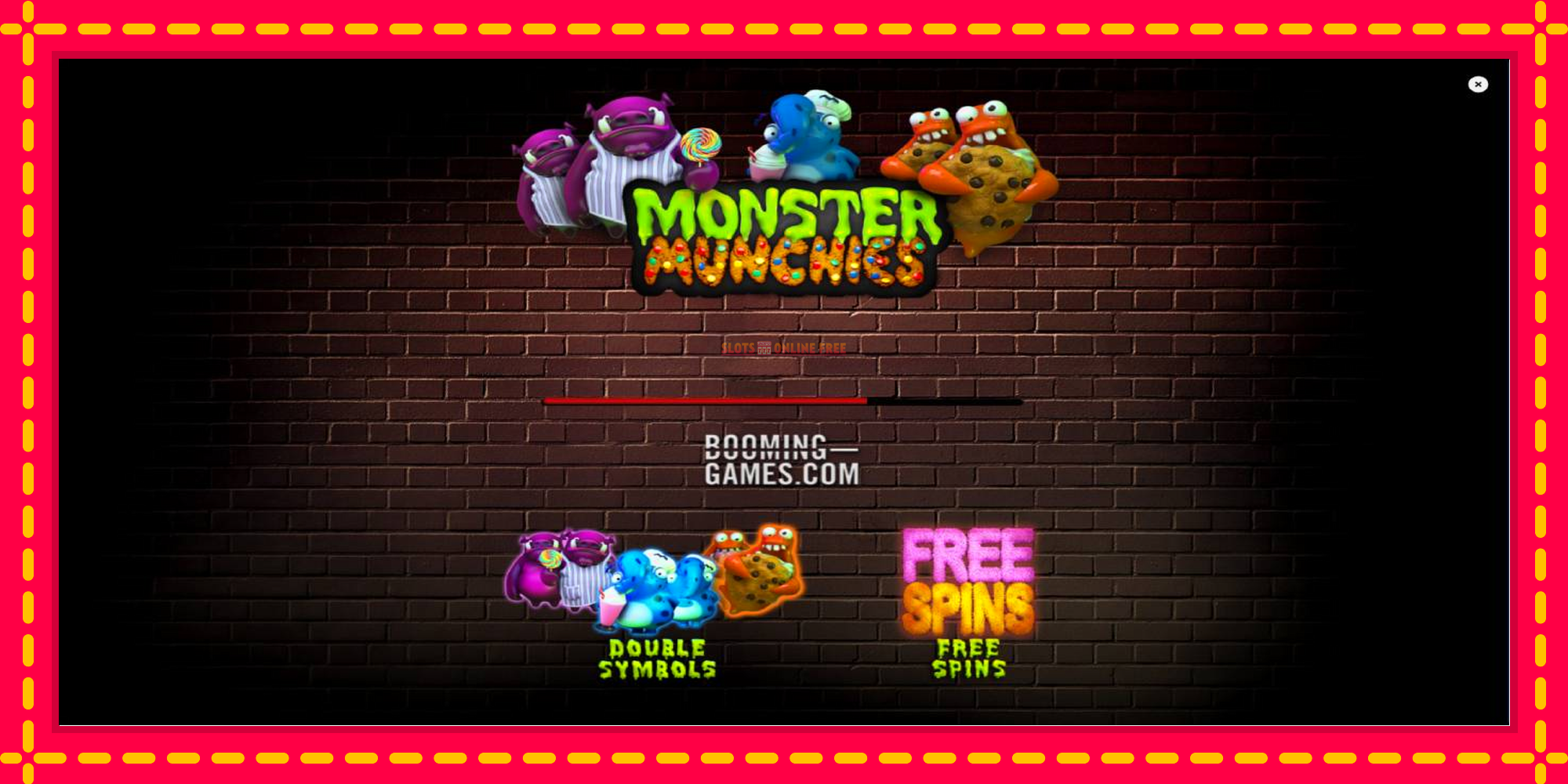 Monster Munchies - spēļu automāts ar modernu grafiku