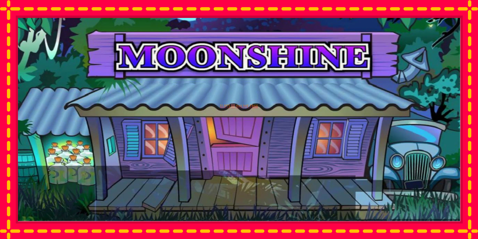 Moonshine - spēļu automāts ar modernu grafiku