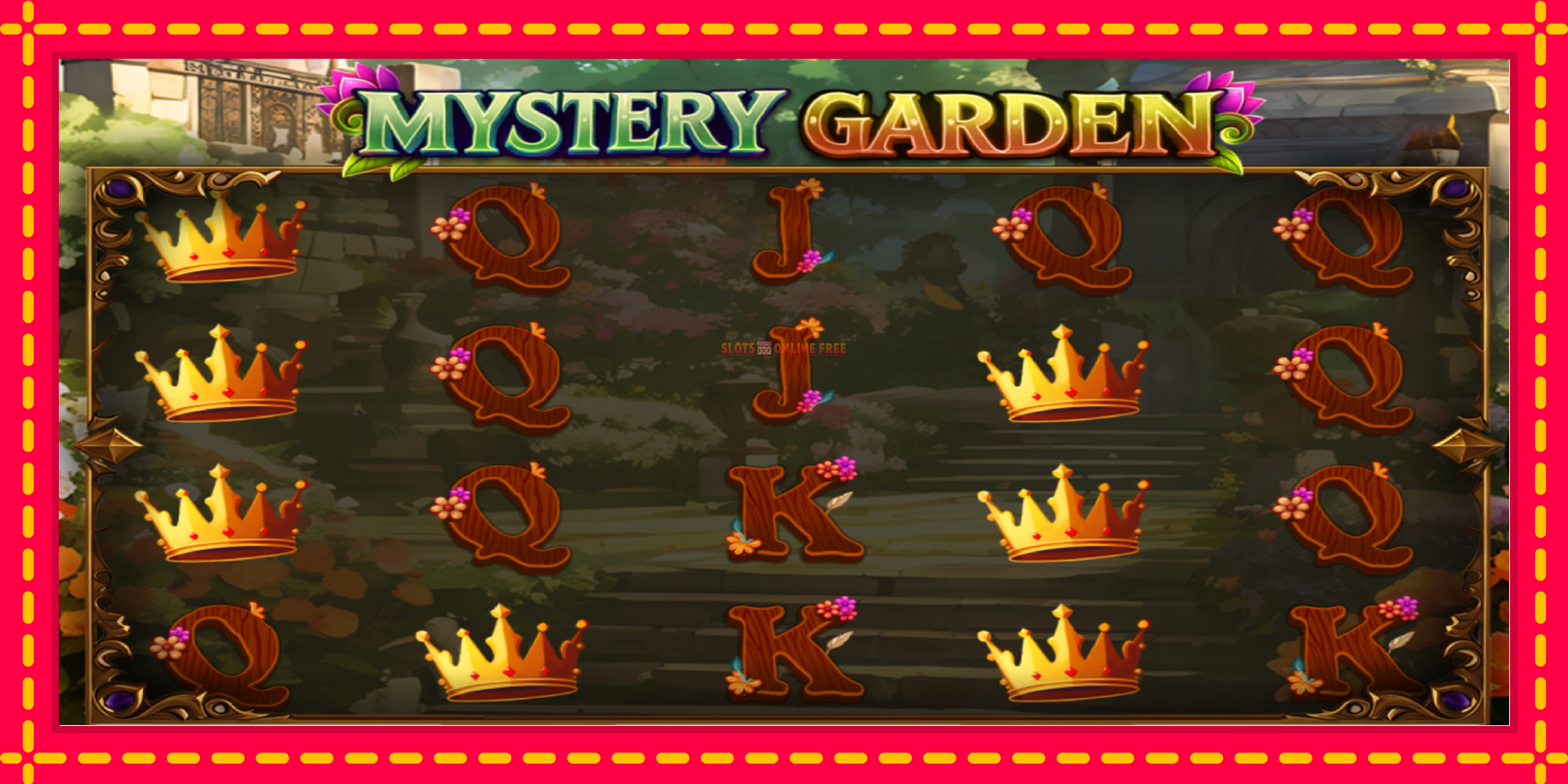 Mystery Garden - spēļu automāts ar modernu grafiku