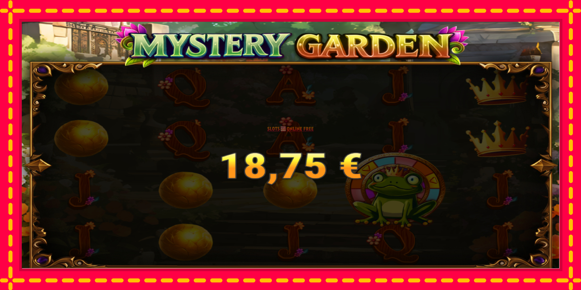 Mystery Garden - spēļu automāts ar modernu grafiku