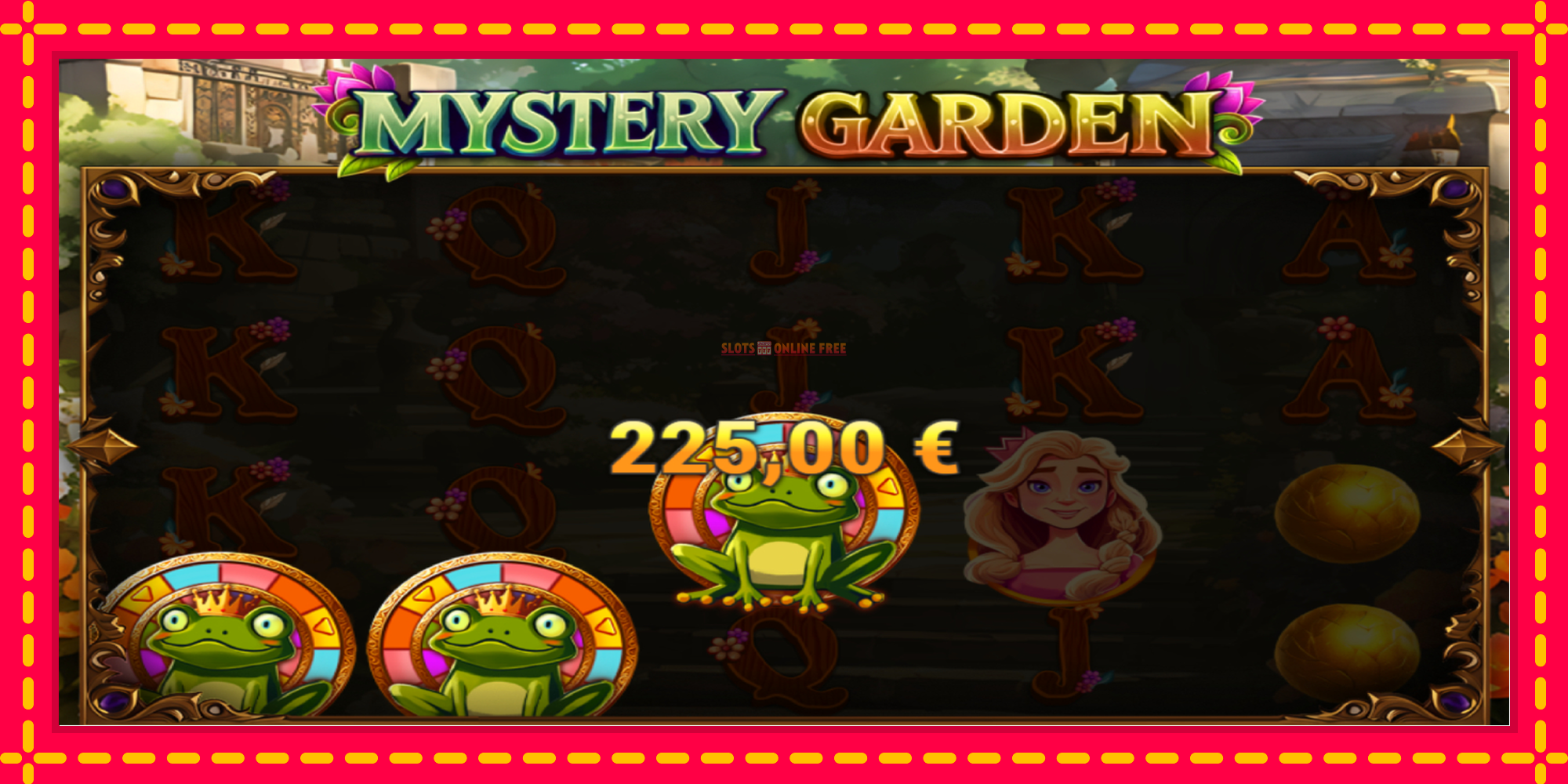 Mystery Garden - spēļu automāts ar modernu grafiku