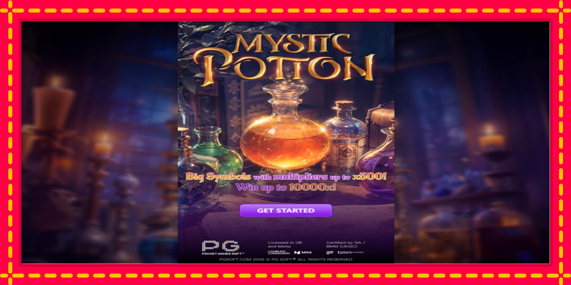 Mystic Potion - spēļu automāts ar modernu grafiku