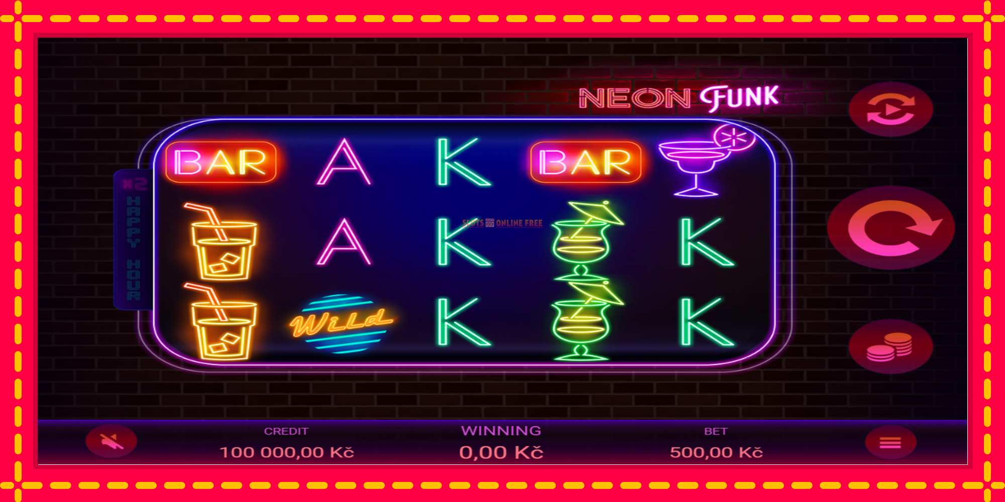 Neon Funk - spēļu automāts ar modernu grafiku