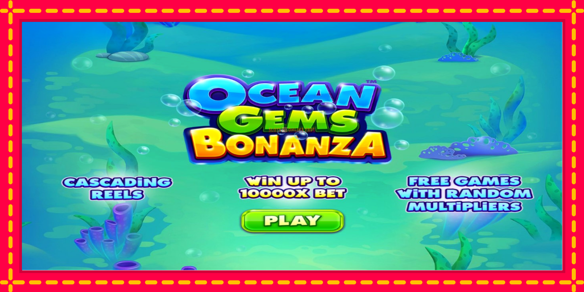 Ocean Gems Bonanza - spēļu automāts ar modernu grafiku