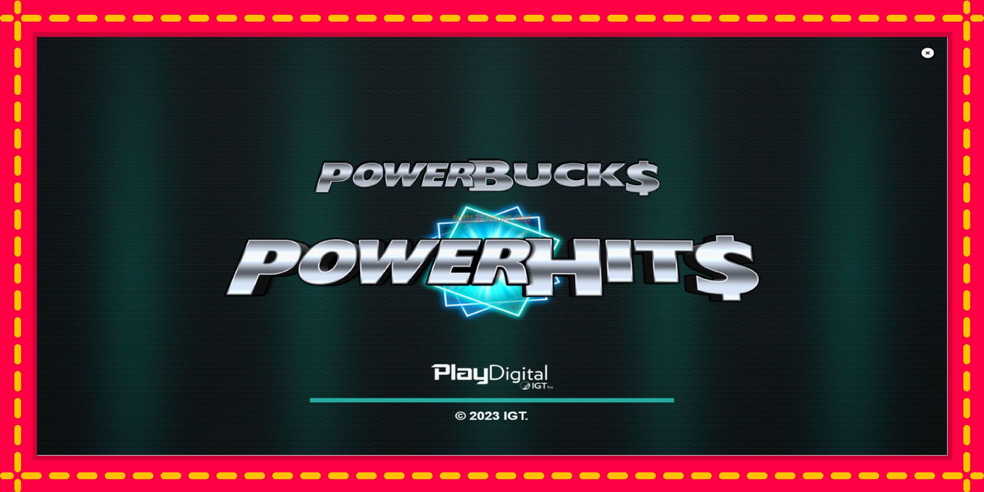 PowerBucks PowerHits - spēļu automāts ar modernu grafiku