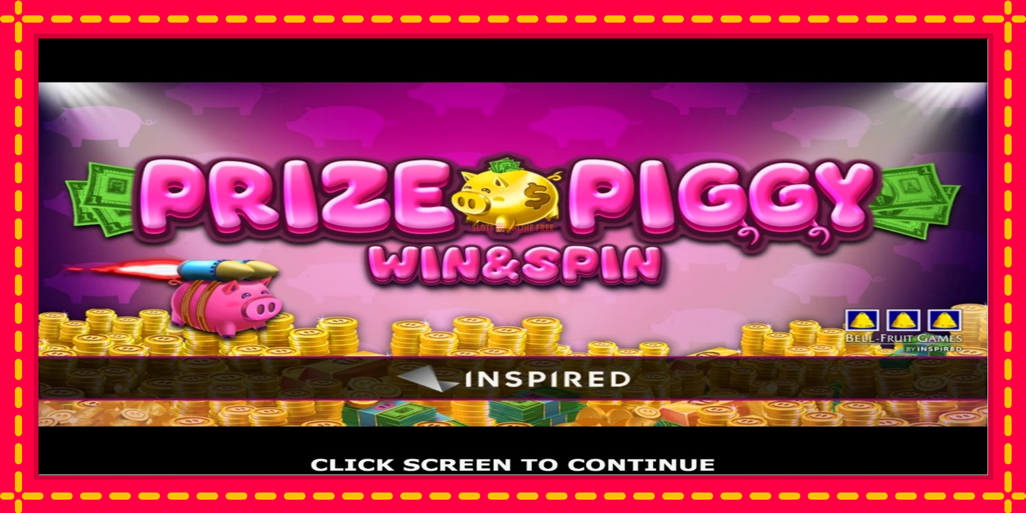 Prize Piggy Win & Spin - spēļu automāts ar modernu grafiku