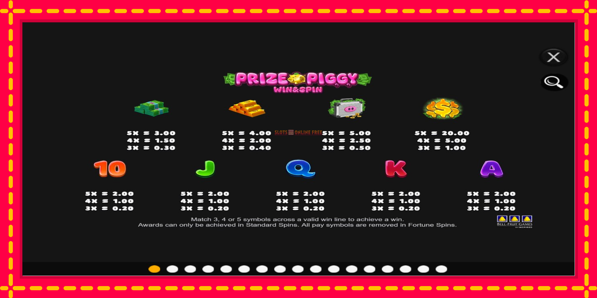 Prize Piggy Win & Spin - spēļu automāts ar modernu grafiku