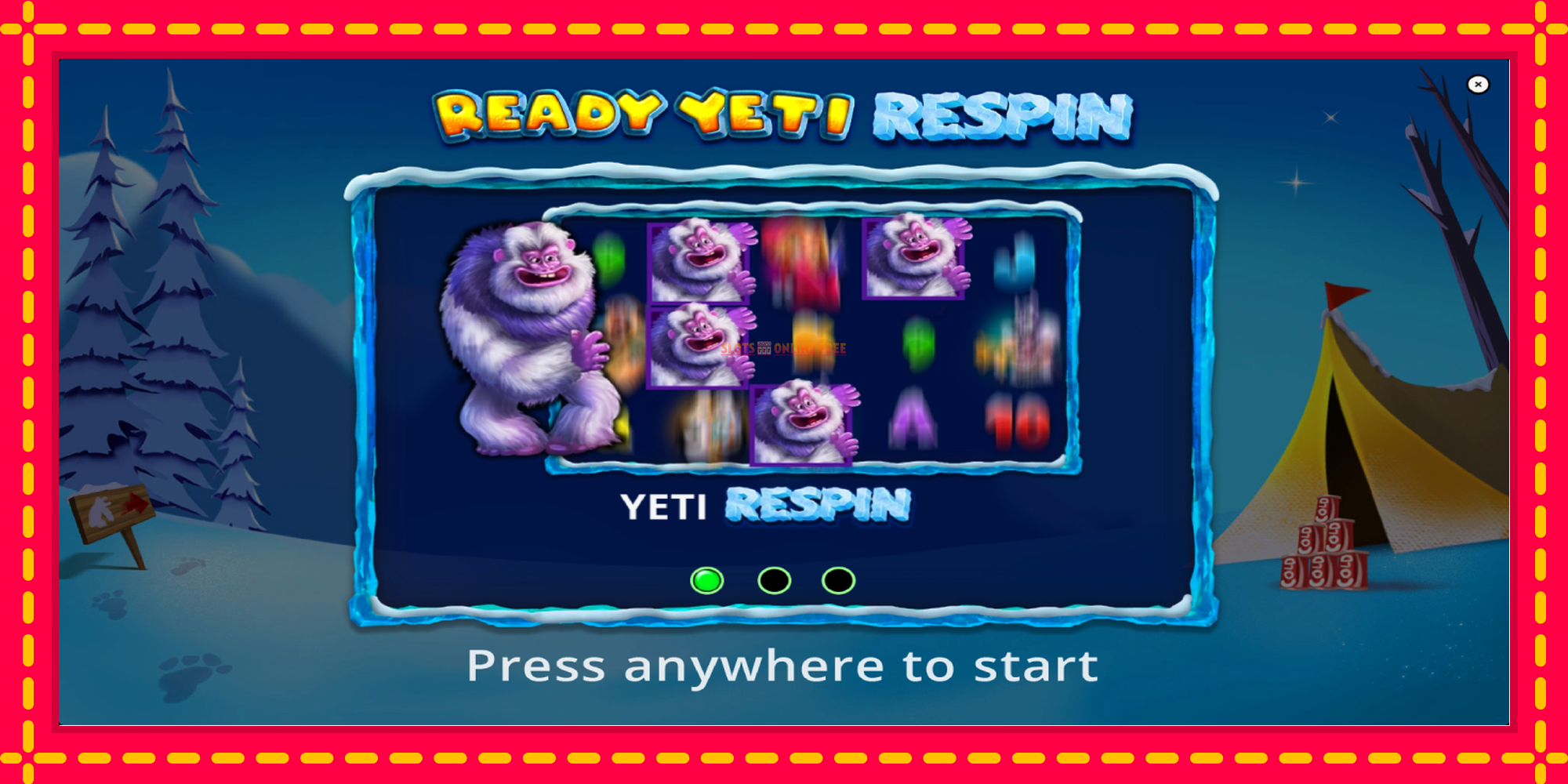 Ready Yeti Respin - spēļu automāts ar modernu grafiku