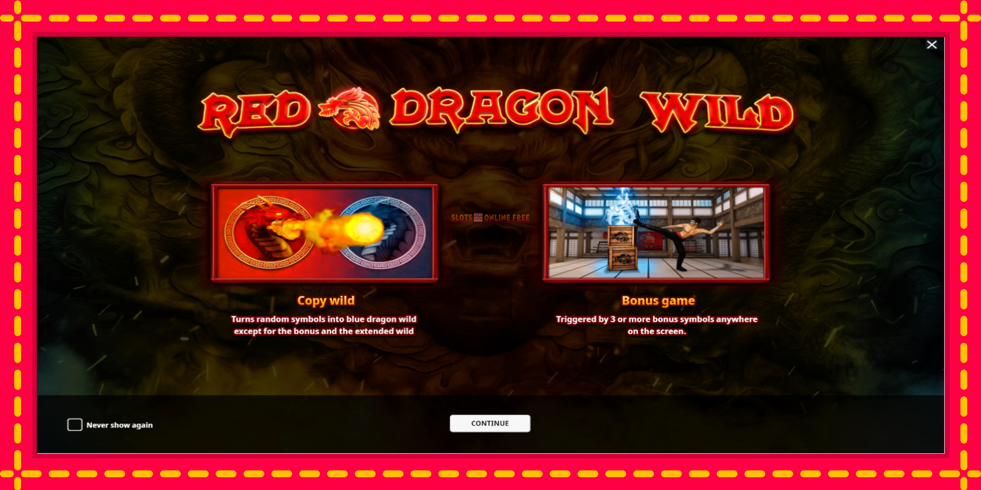 Red Dragon Wild - spēļu automāts ar modernu grafiku