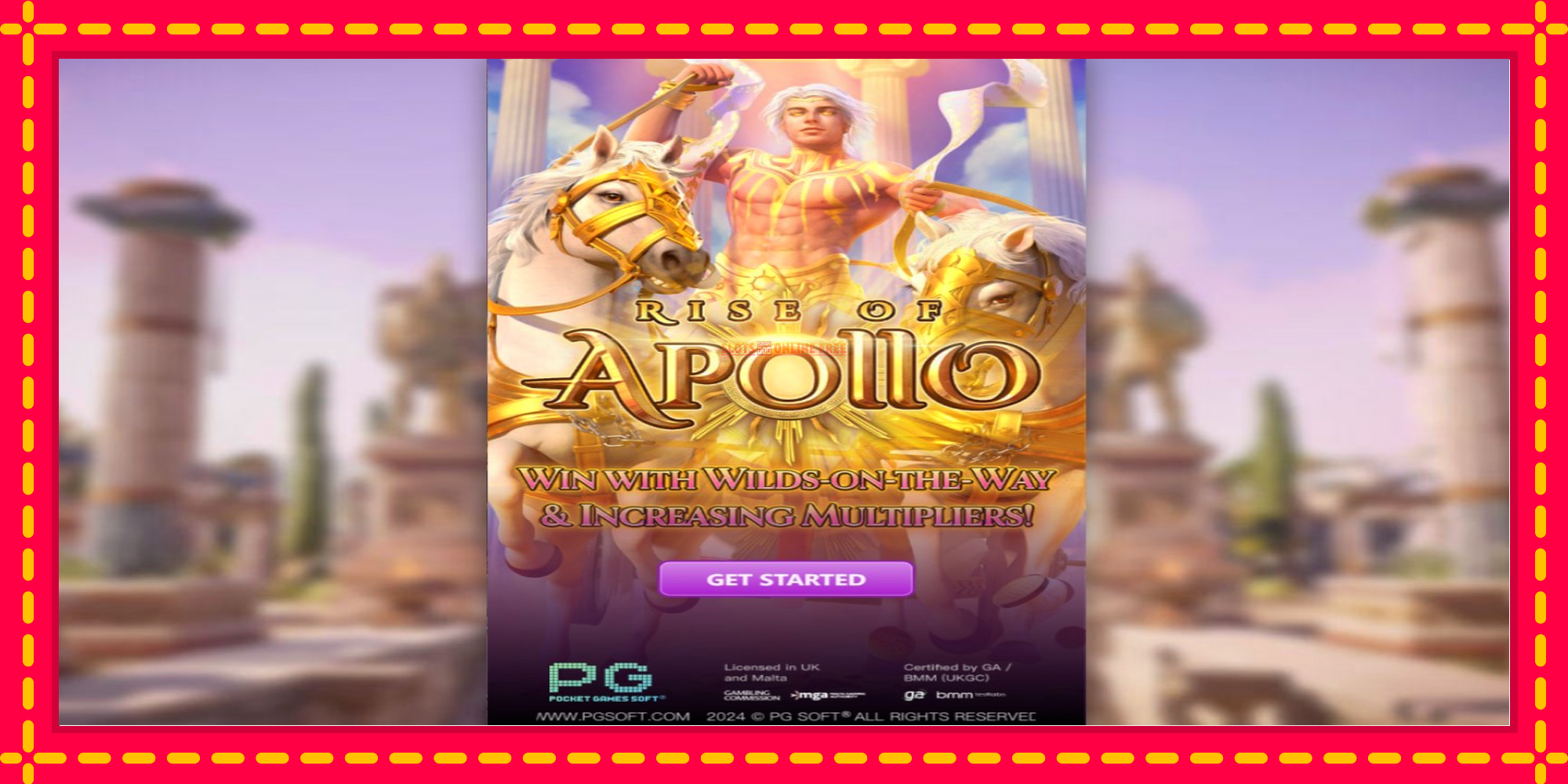 Rise of Apollo - spēļu automāts ar modernu grafiku