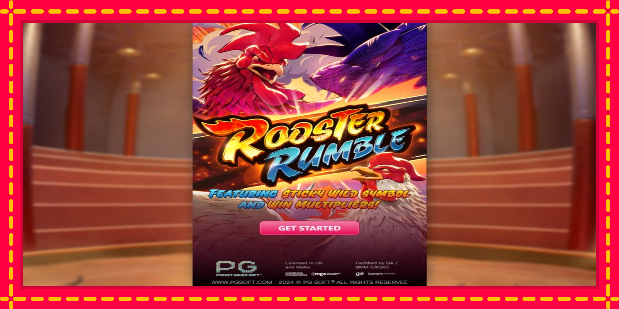 Rooster Rumble - spēļu automāts ar modernu grafiku