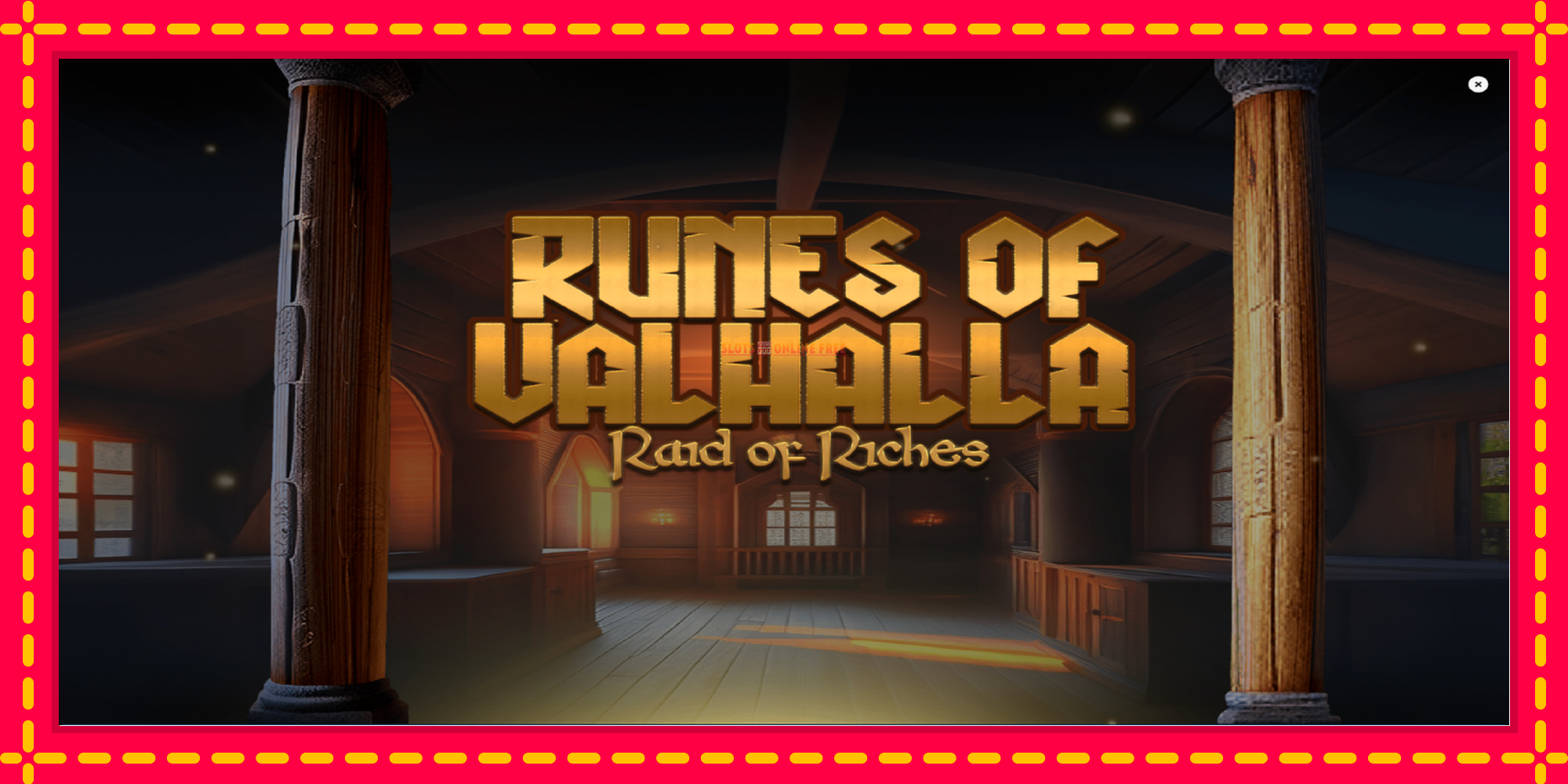 Runes of Valhalla - spēļu automāts ar modernu grafiku