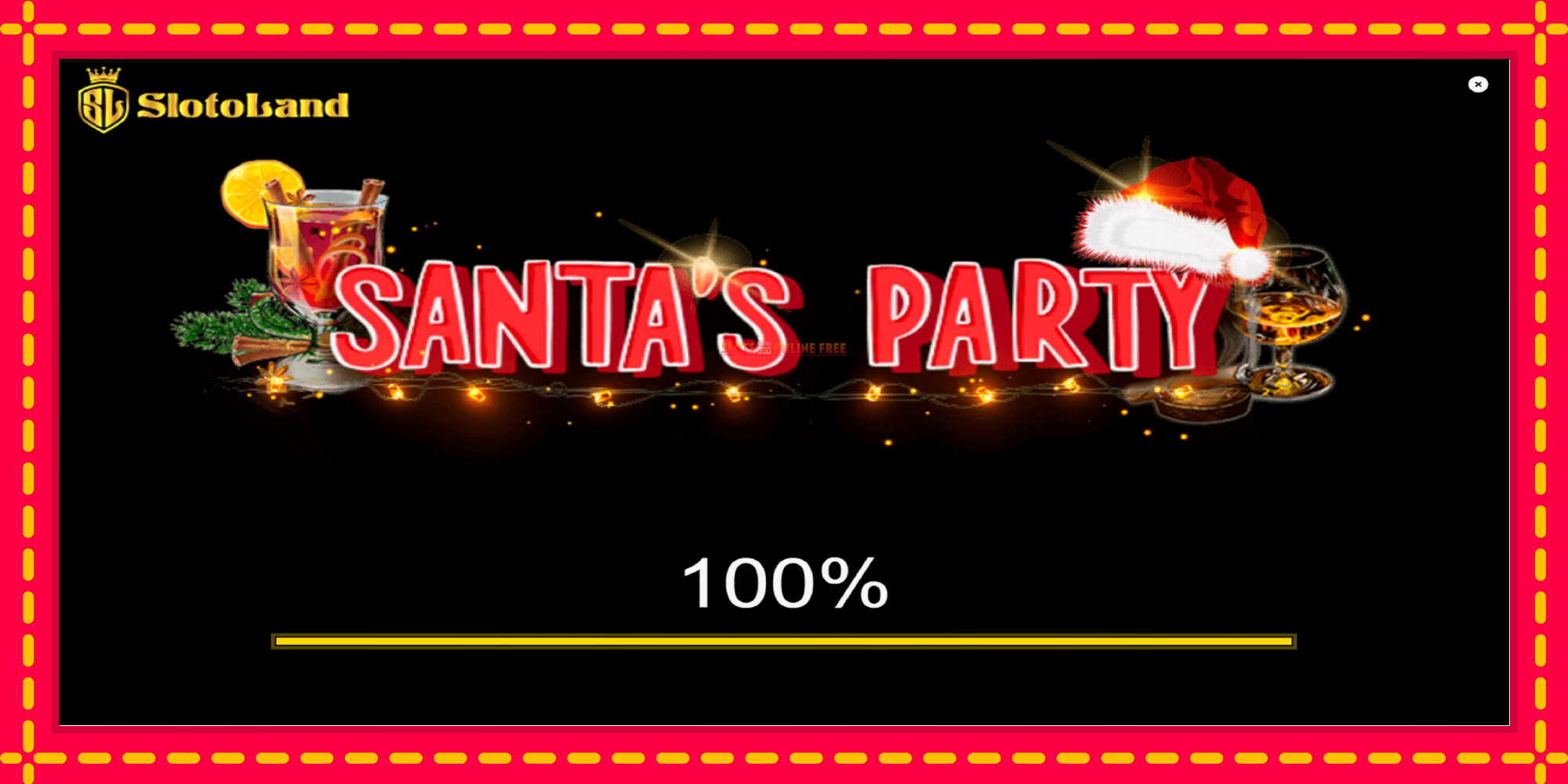 Santas Party - spēļu automāts ar modernu grafiku