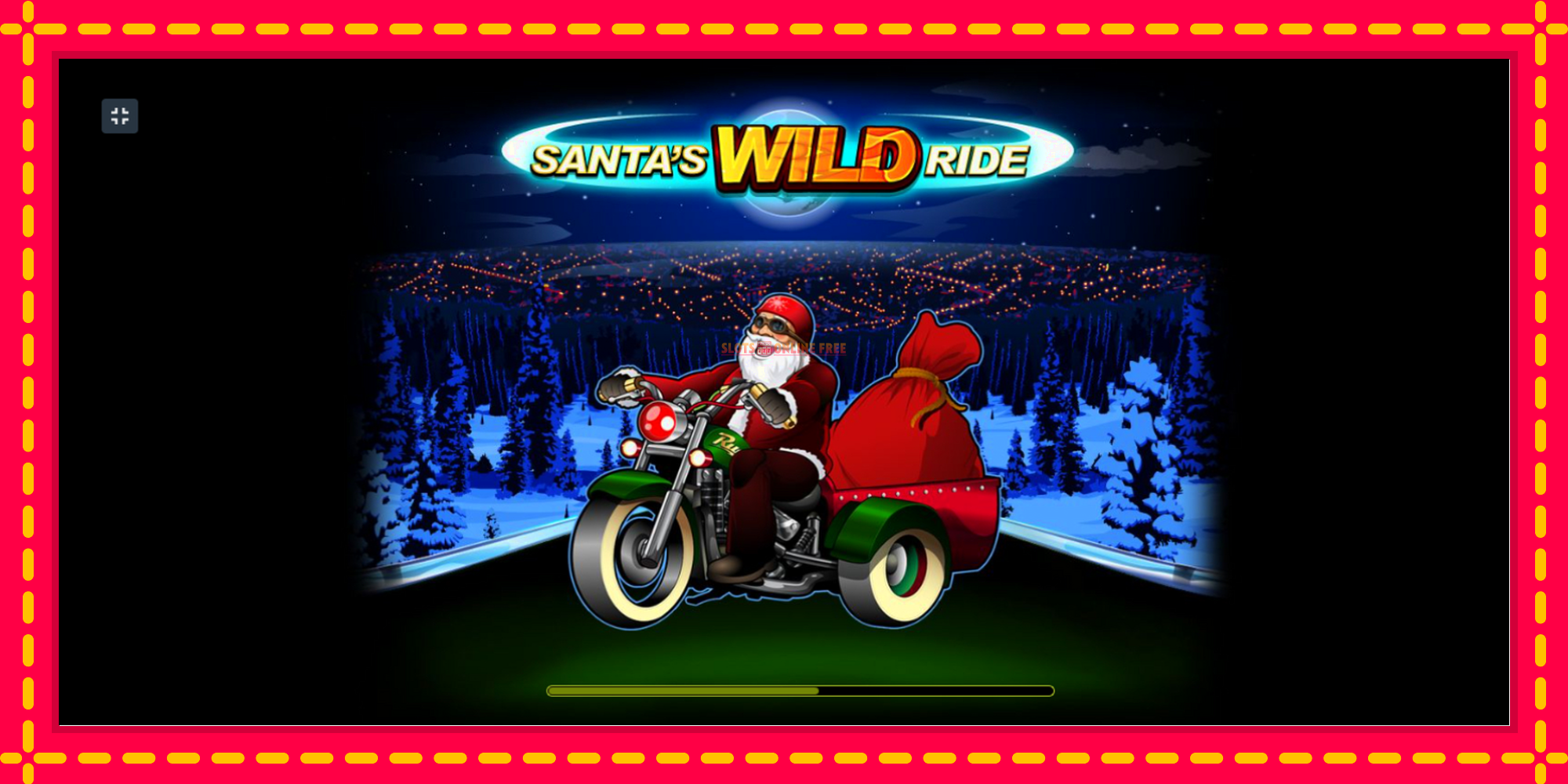 Santas Wild Ride - spēļu automāts ar modernu grafiku