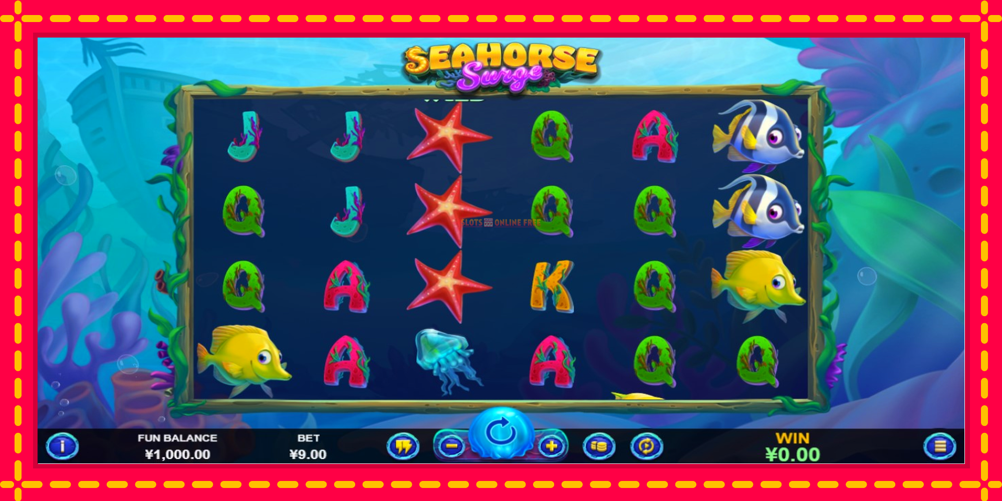 Seahorse Surge - spēļu automāts ar modernu grafiku