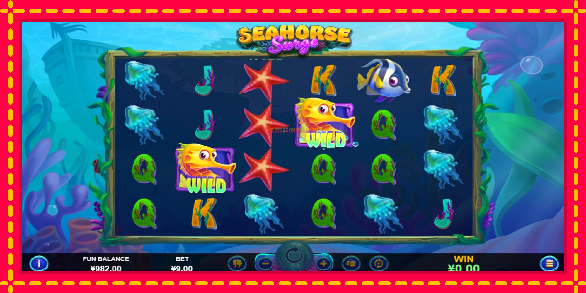 Seahorse Surge - spēļu automāts ar modernu grafiku