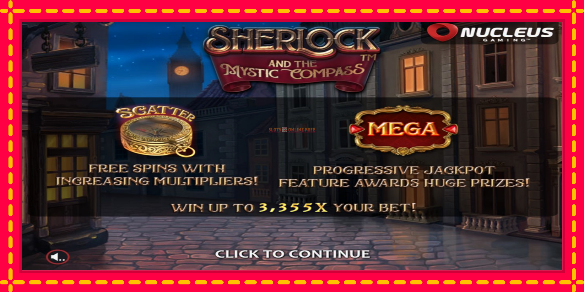 Sherlock and the Mystic Compass - spēļu automāts ar modernu grafiku