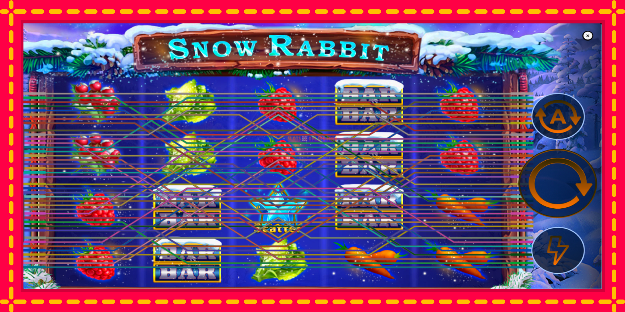 Snow Rabbit - spēļu automāts ar modernu grafiku