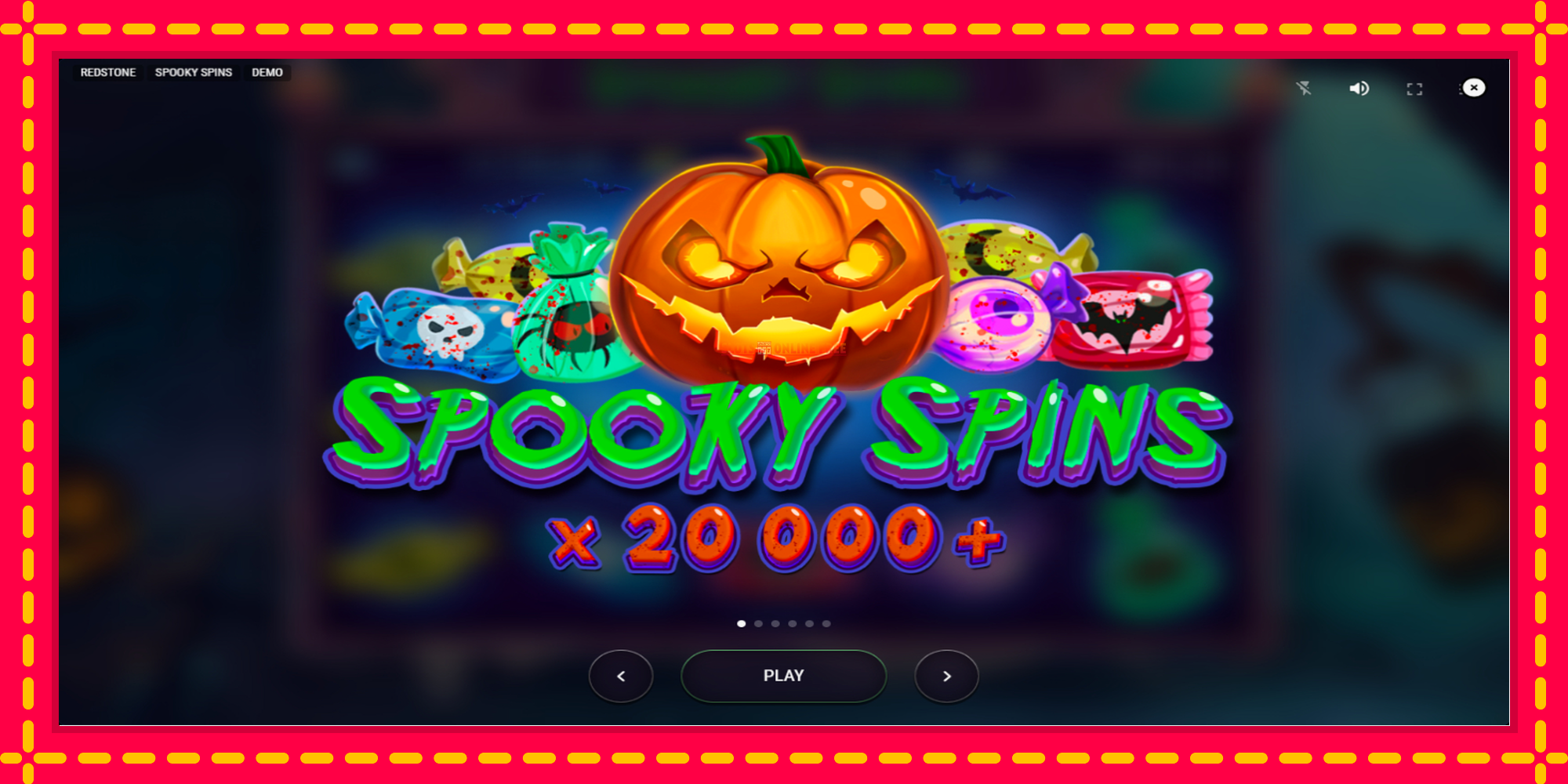 Spooky Spins - spēļu automāts ar modernu grafiku