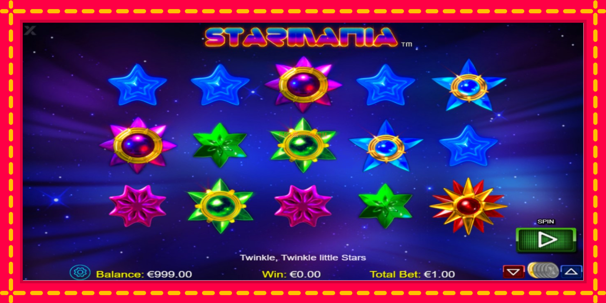 Starmania - spēļu automāts ar modernu grafiku