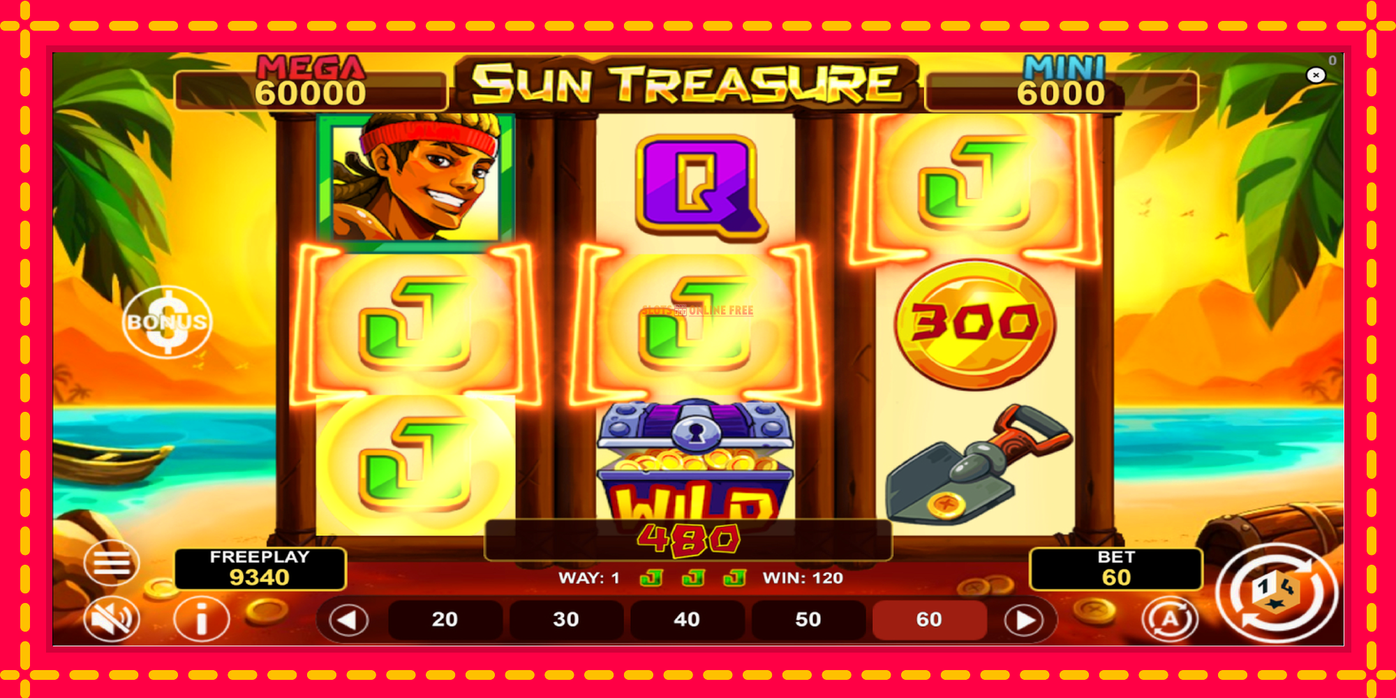 Sun Treasure Hold & Win - spēļu automāts ar modernu grafiku