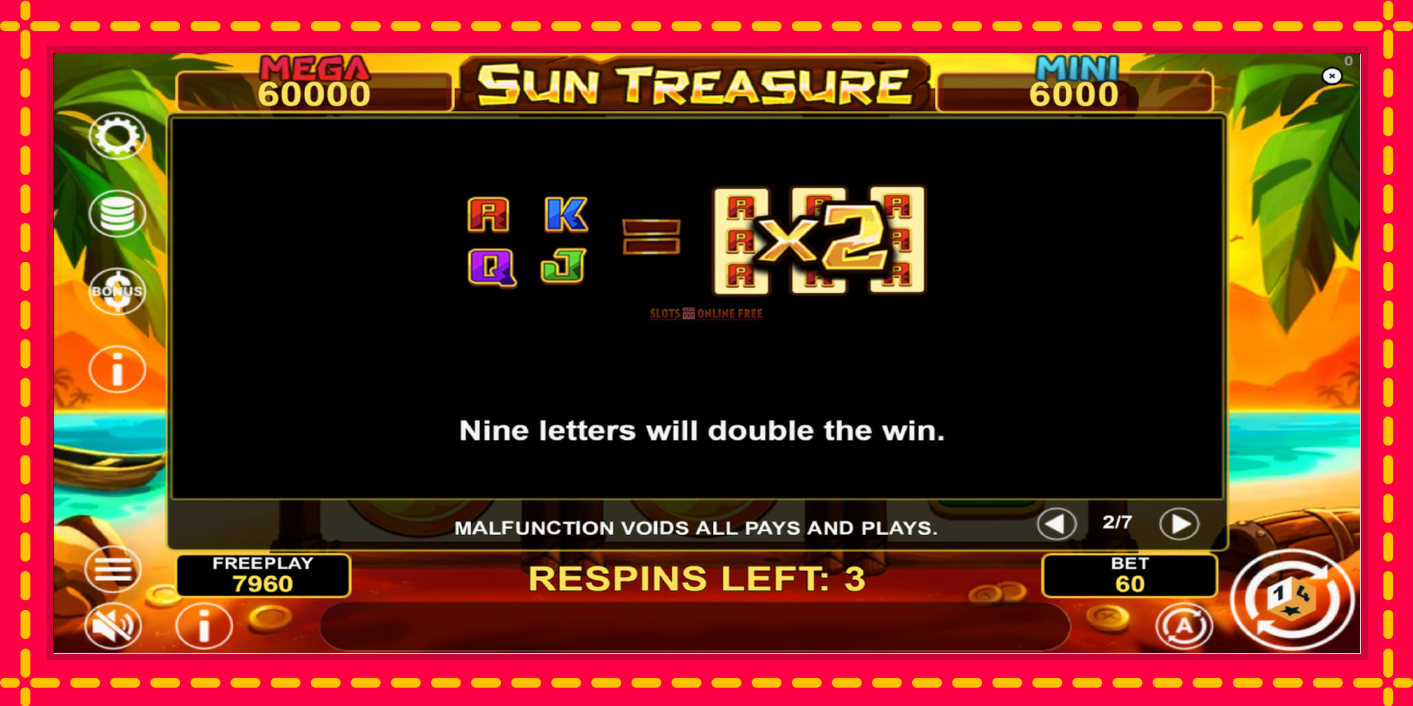 Sun Treasure Hold & Win - spēļu automāts ar modernu grafiku