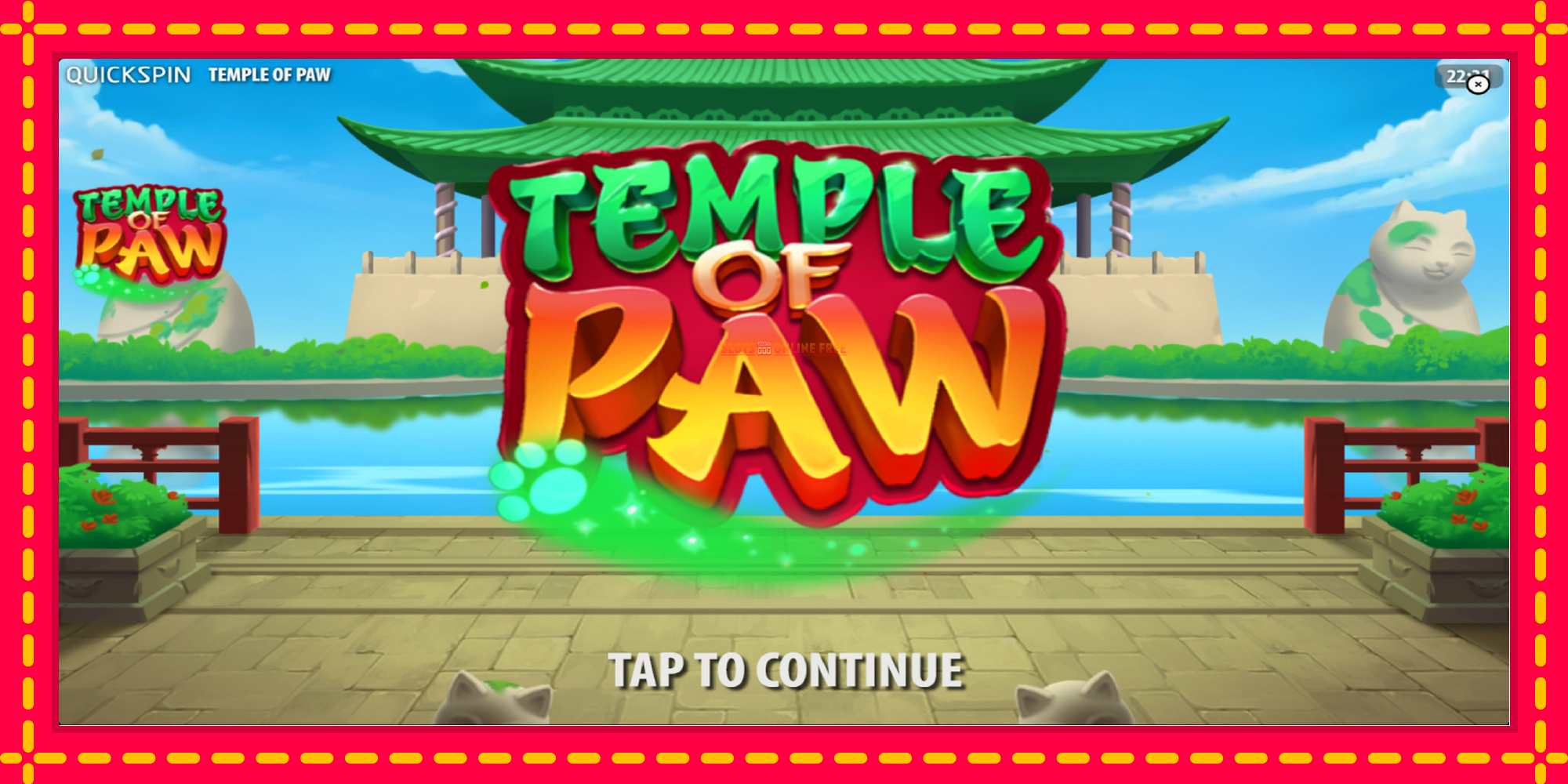 Temple of Paw - spēļu automāts ar modernu grafiku