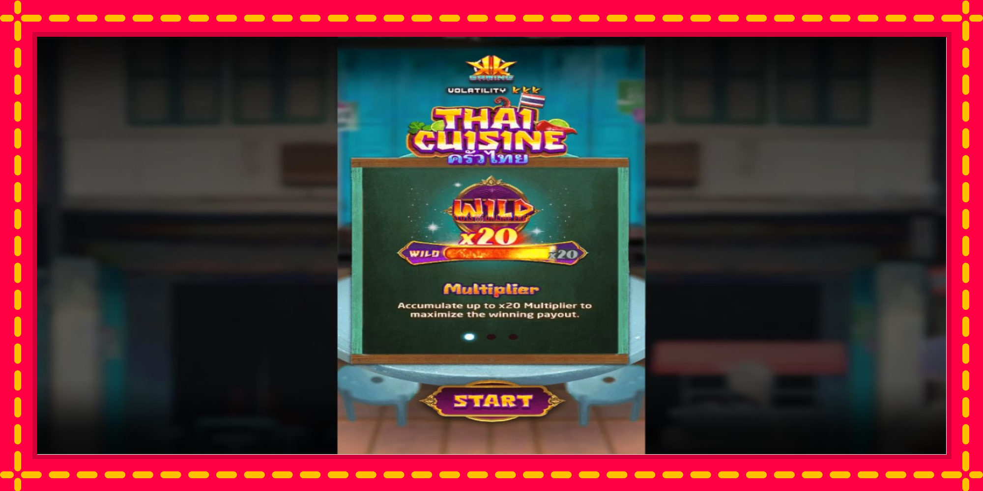 Thai Cuisine - spēļu automāts ar modernu grafiku