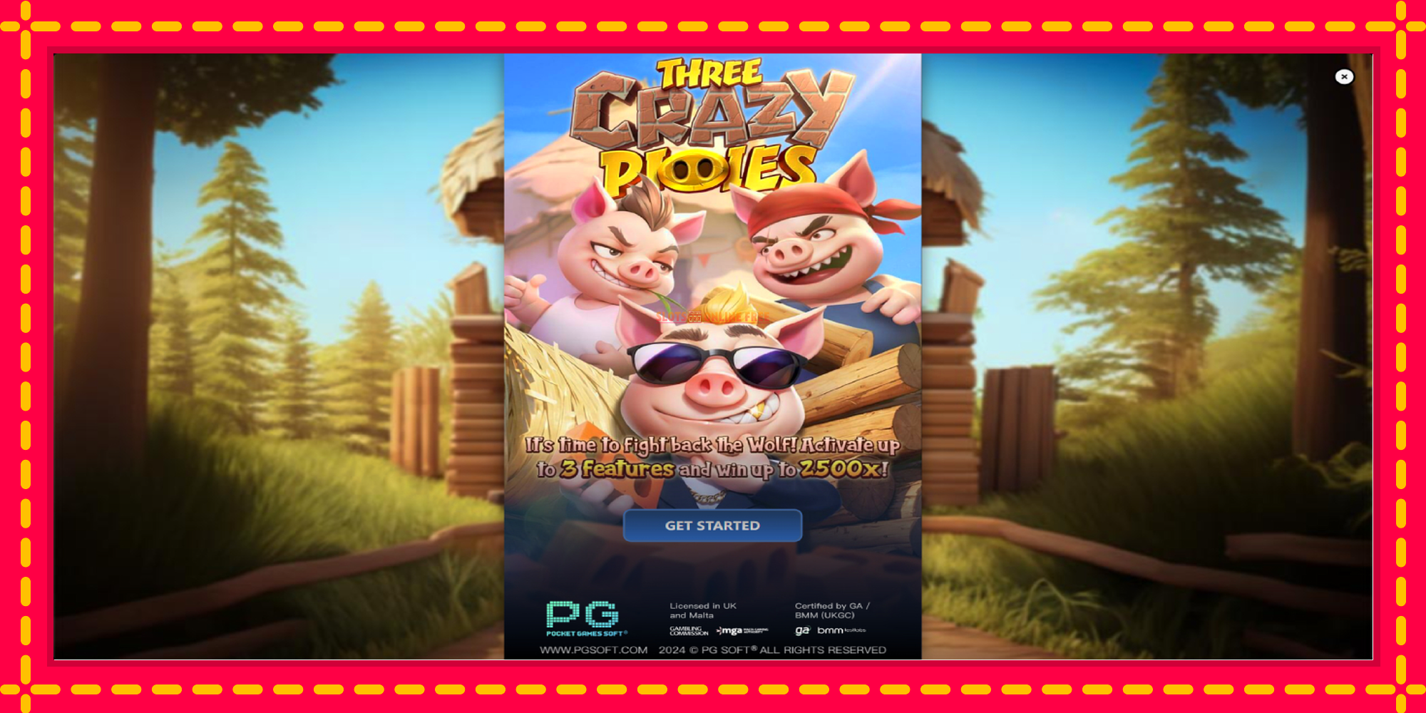 Three Crazy Piggies - spēļu automāts ar modernu grafiku