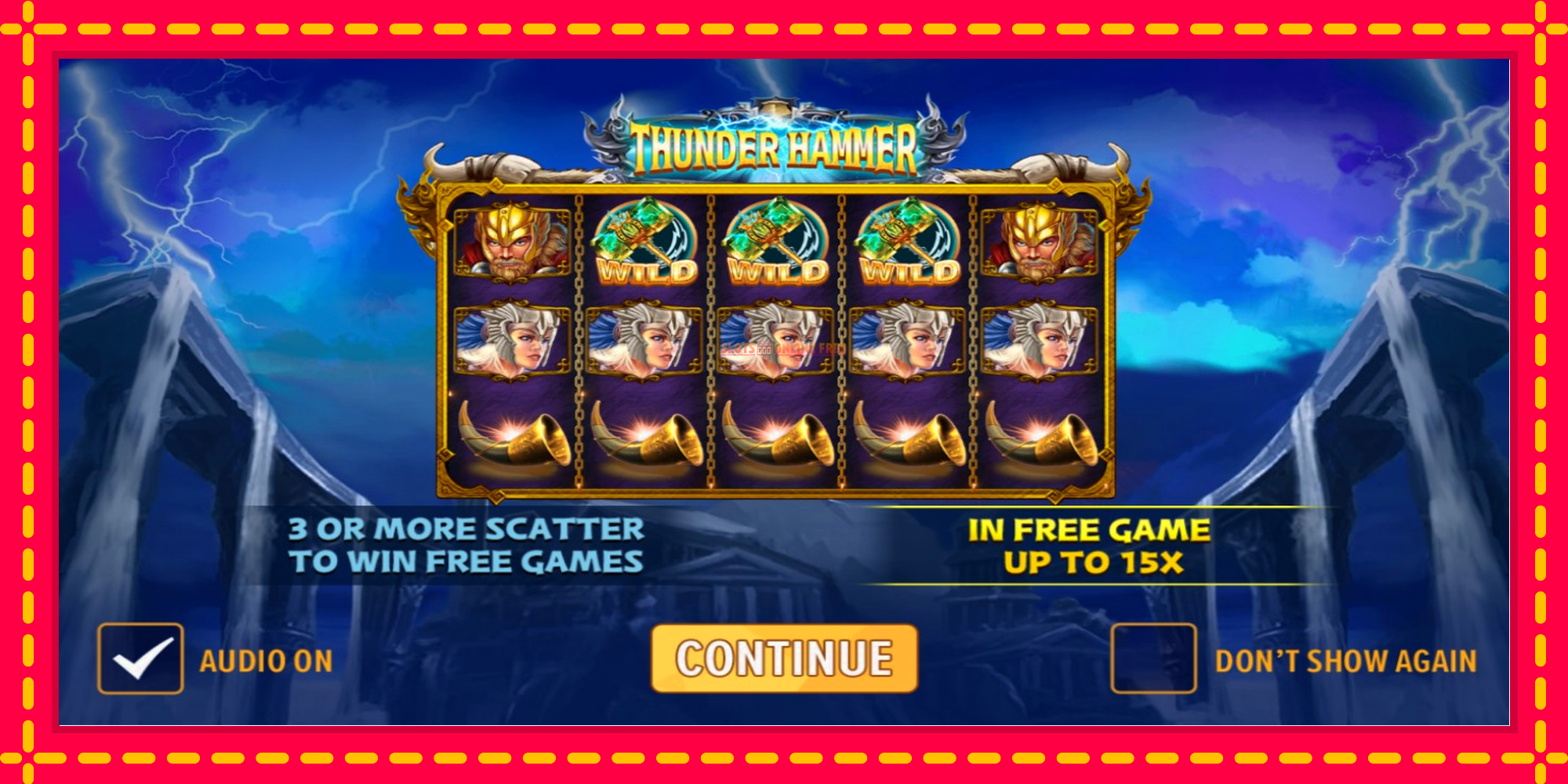 Thunder Hammer - spēļu automāts ar modernu grafiku