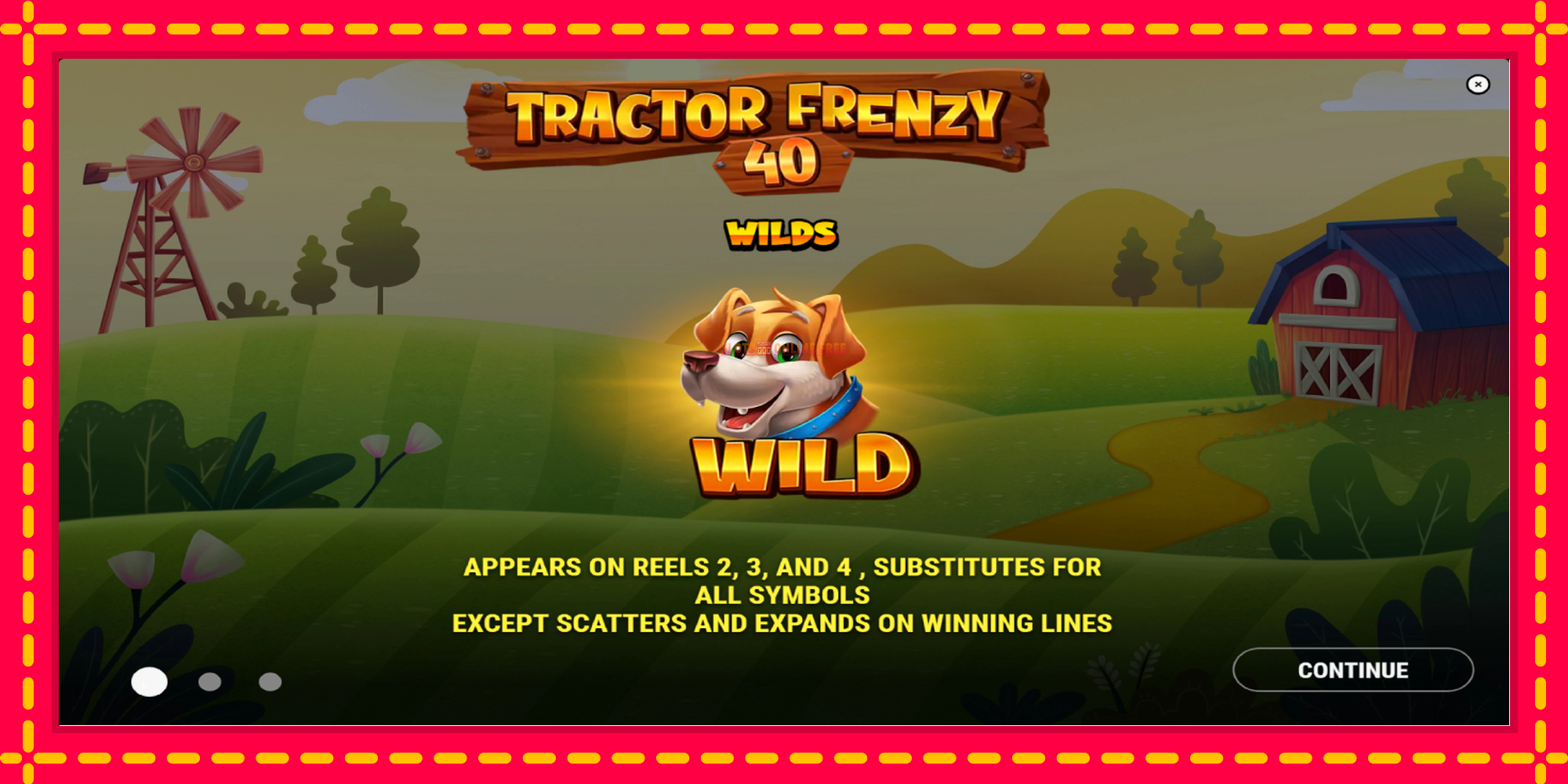 Tractor Frenzy 40 - spēļu automāts ar modernu grafiku