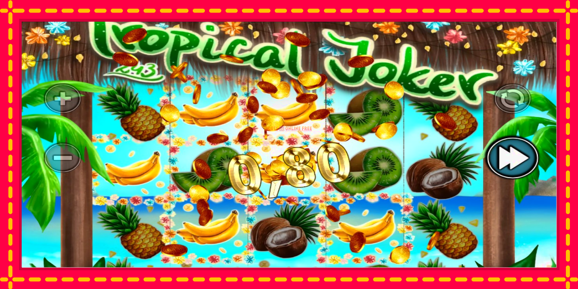 Tropical Joker - spēļu automāts ar modernu grafiku