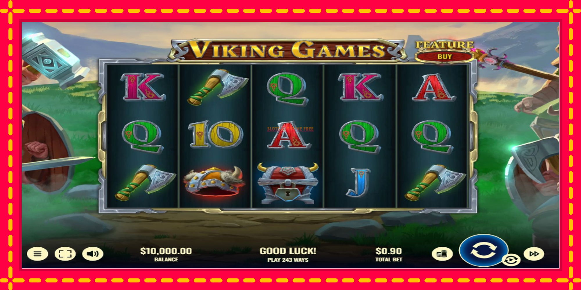 Viking Games - spēļu automāts ar modernu grafiku