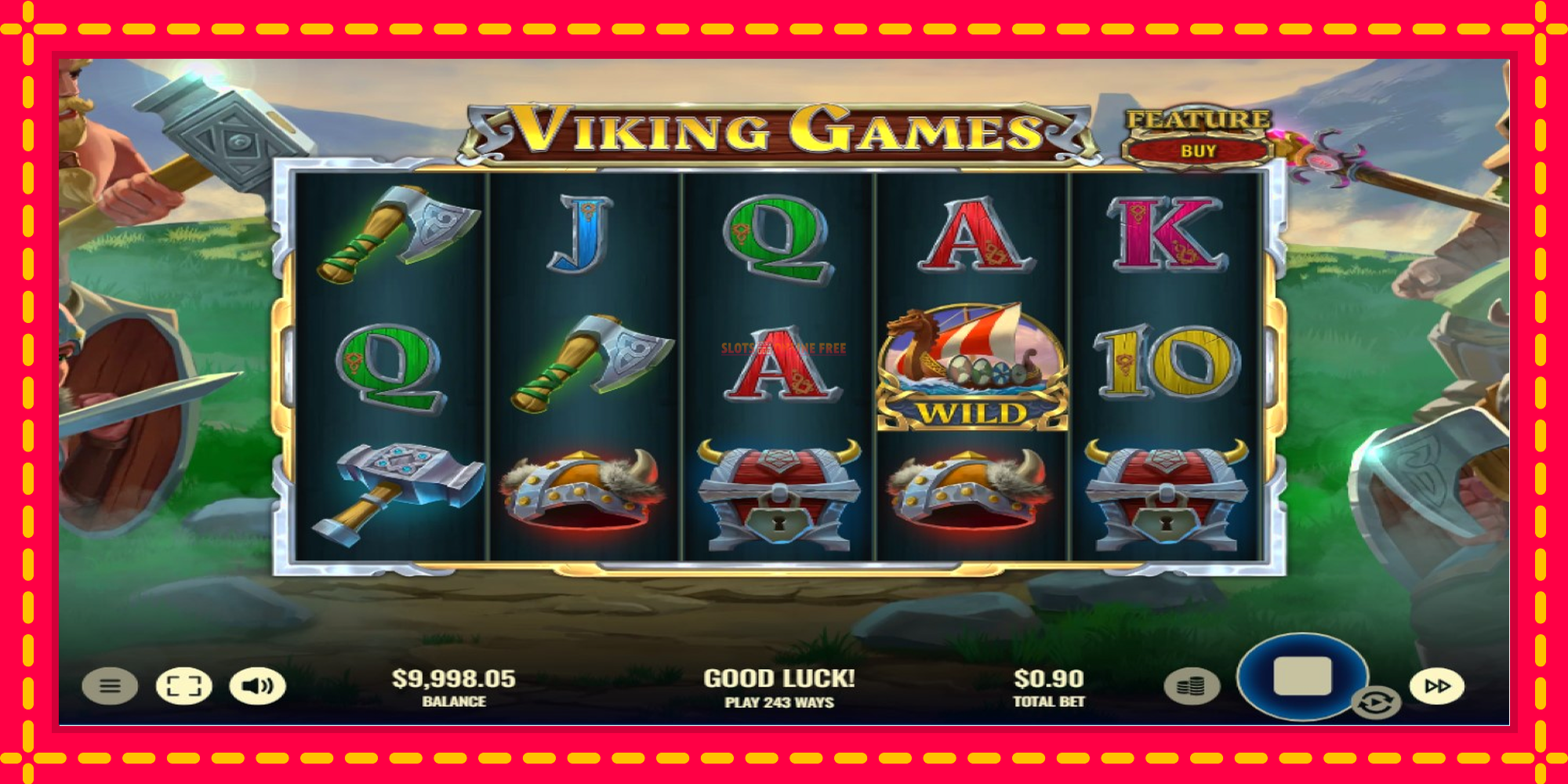 Viking Games - spēļu automāts ar modernu grafiku