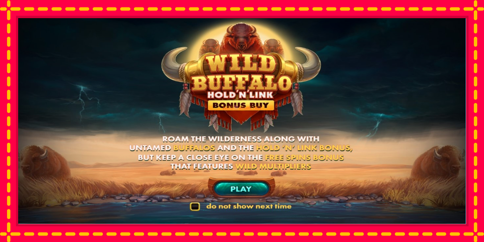 Wild Buffalo Hold N Link Bonus Buy - spēļu automāts ar modernu grafiku