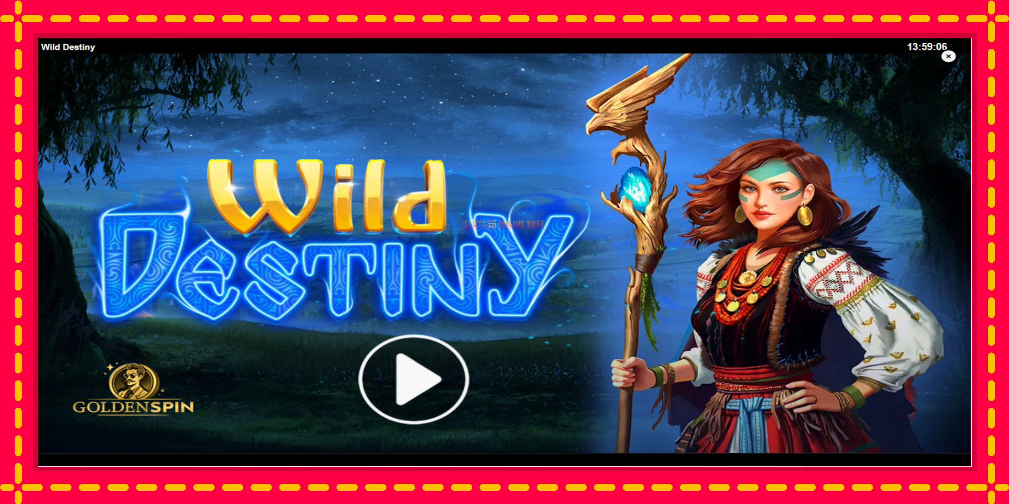 Wild Destiny - spēļu automāts ar modernu grafiku